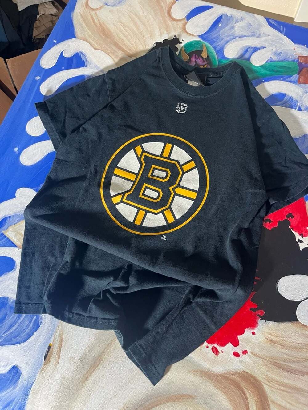 Reebok Boston Bruins Nathan Horton 18 NHL T-Shirt Size S
